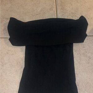 Hollister Black Knit Foldover Top